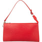 Louis Vuitton Pochette Accessoires aus rotem Epi-Leder – Vorderansicht