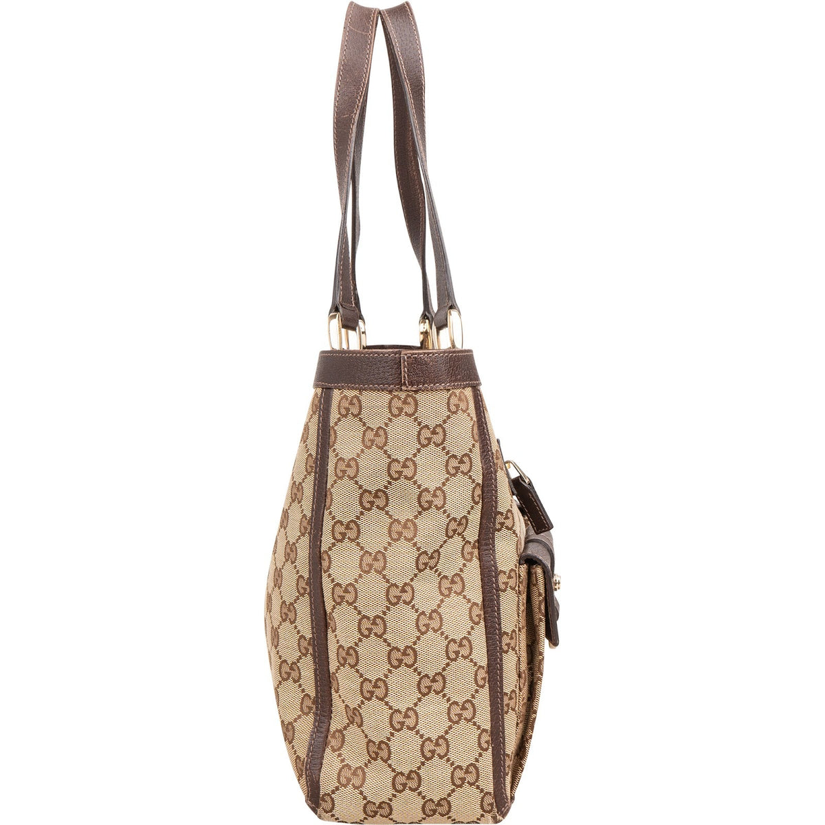 Gucci Abbey Double Pocket Tote aus GG Canvas – Ansicht 3