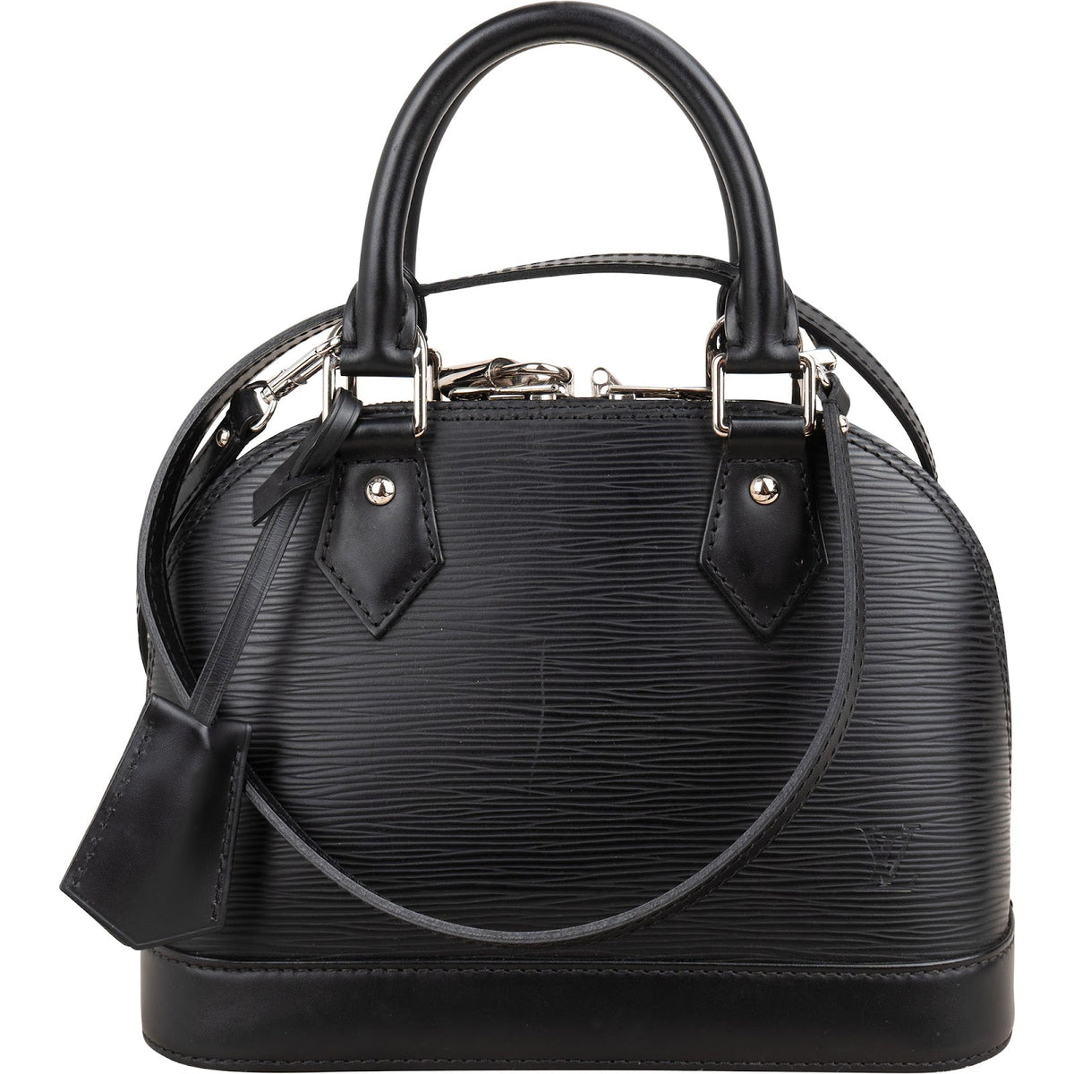 Louis Vuitton Noir Epi Leather Alma BB Handbag