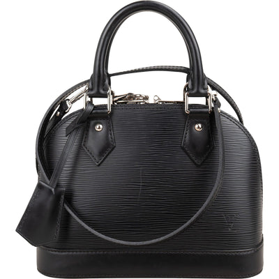 Louis Vuitton Noir Epi Leather Alma BB Handbag