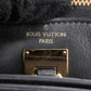Louis Vuitton Black Studded Leather City Steamer PM Handbag