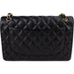 Chanel Quilted Caviar Leather Jumbo Double Flap Crossbody Bag