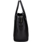Céline Black Grained Leather Luggage Handbag