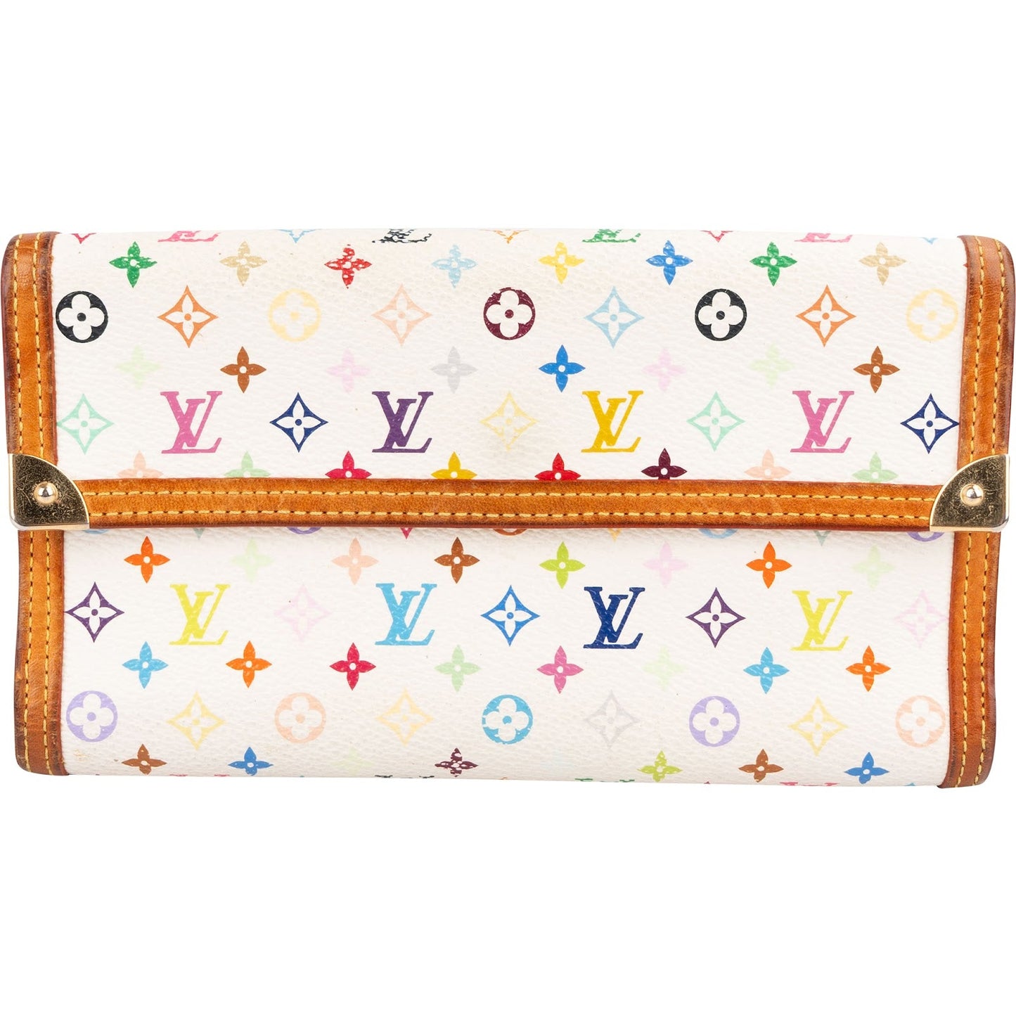 Louis Vuitton Monogram Murakami Multicolor Porte-Tresor International Wallet