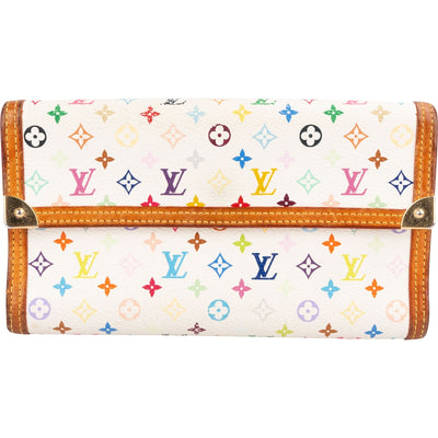 Louis Vuitton Monogram Murakami Multicolor Porte-Tresor International Wallet