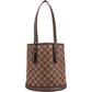 Louis Vuitton Monogram Damier Ebene Bucket PM Shoulder Bag