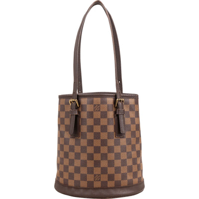 Louis Vuitton Monogram Damier Ebene Bucket PM Shoulder Bag