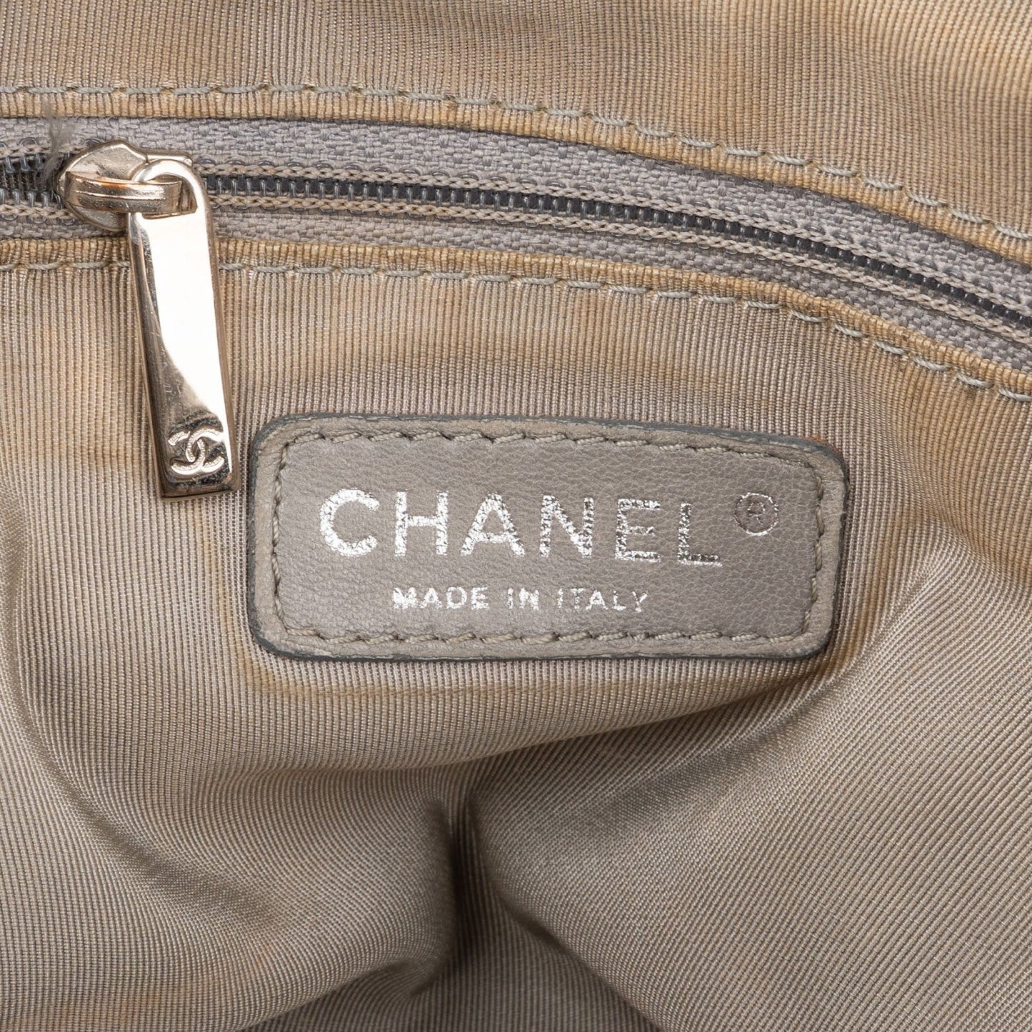 Chanel Crinkled Leather Braided Bowler Shoulder Bag