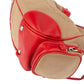Prada Canvas Emblem Side Drawstring Pocket Shoulder Bag