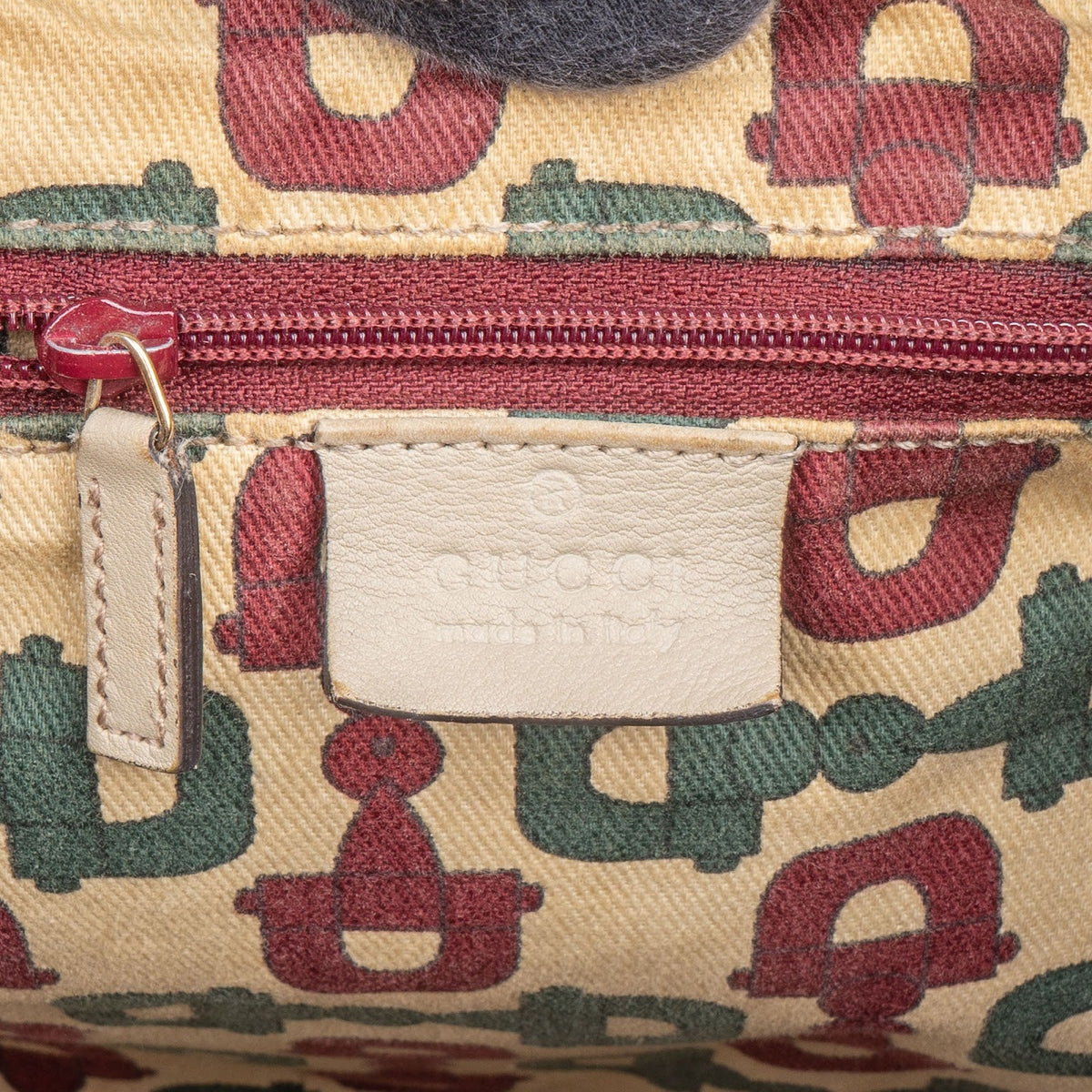 Gucci GG Leather Abbey Handbag
