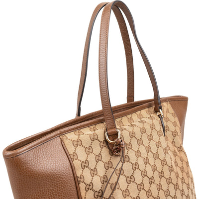 Gucci Monogram GG Canvas Bree Tote Shoulder Bag