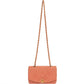 Chanel Quilted Cotton Small Diana 24K Gold Single Flap Crossbody Bag