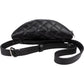 Chanel Uniform Belt Bag aus schwarzem gestepptem Lammleder – Ansicht 4