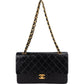 Chanel Quilted Lambskin 24K Gold Medium Double Flap Shoulder Bag