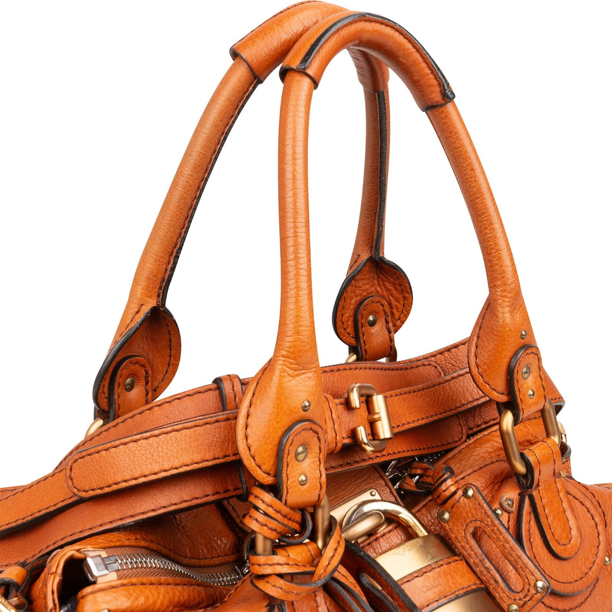 Chloé Leather Paddington Crossbody Handbag