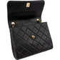Chanel Quilted Lambskin Rectangular Single Flap Crossbody Bag