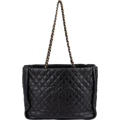 Chanel Quilted Calfskin CC Istanbul Shoulder Bag