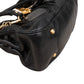 Prada Black Leather Cervo Lux Dragon Satchel Handbag