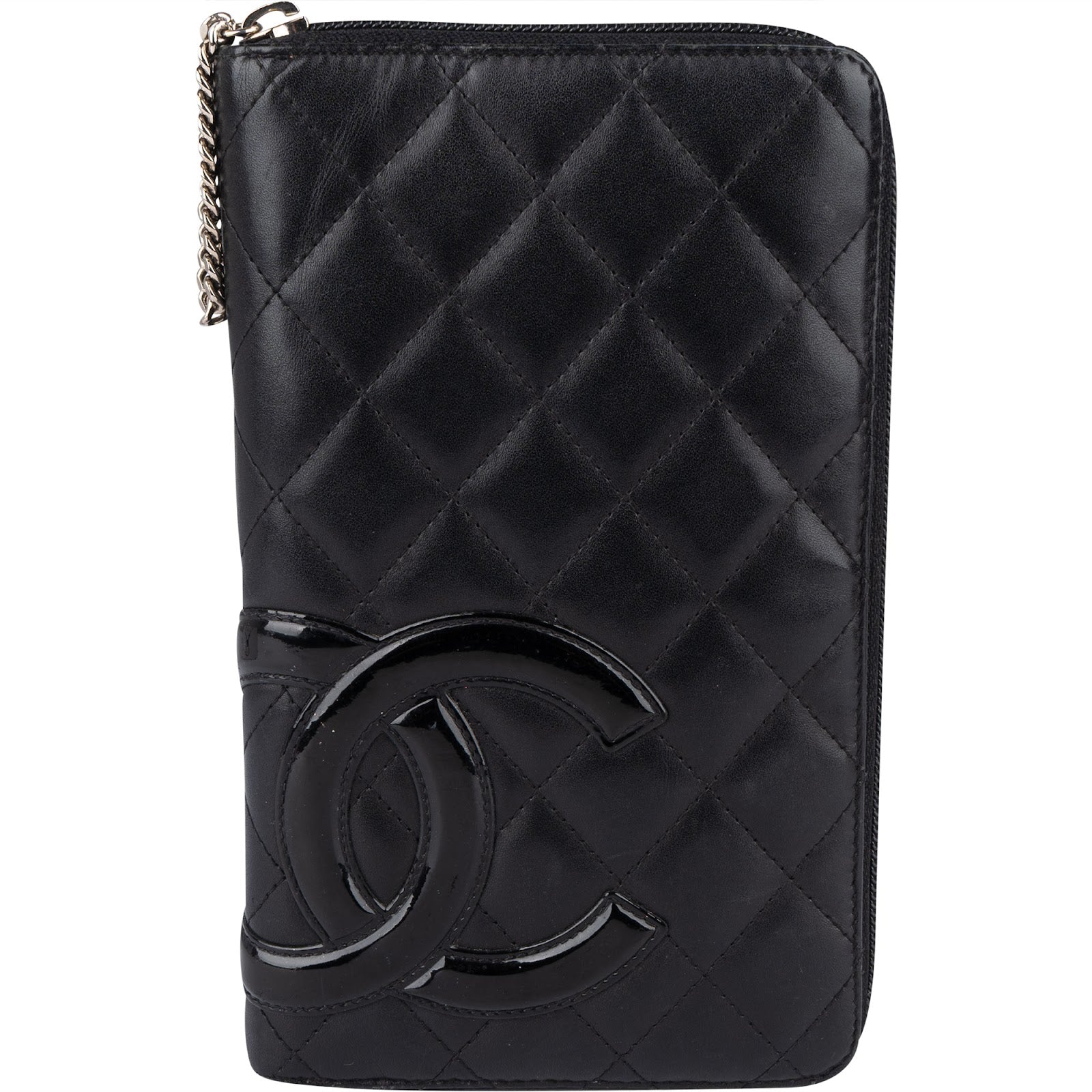 Chanel Quilted Lambskin Cambon Wallet