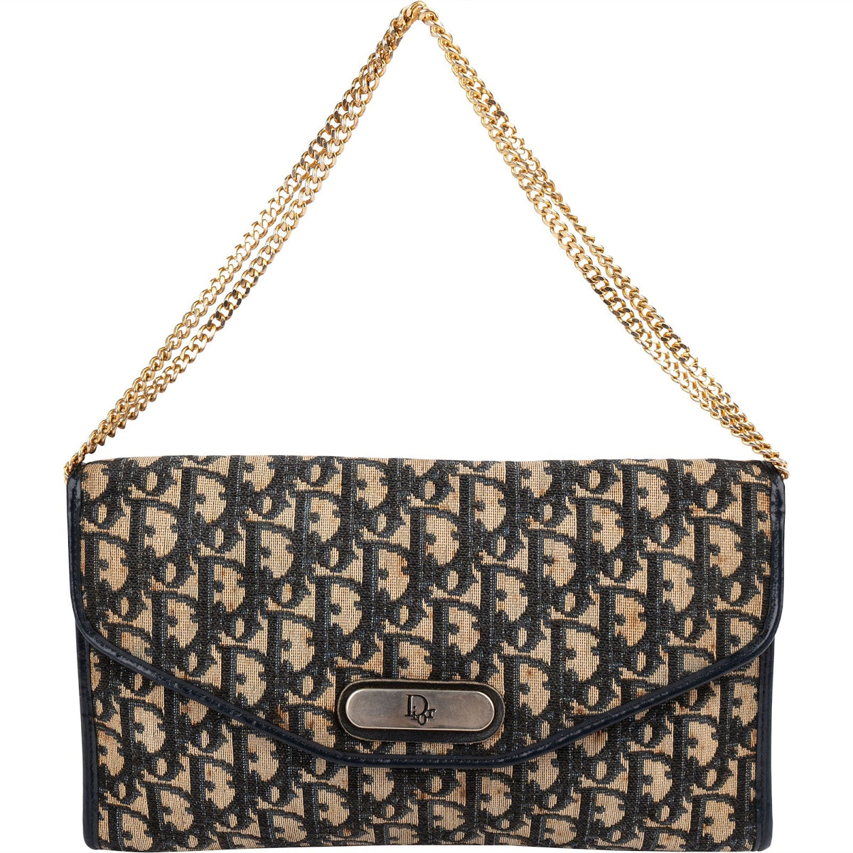 Dior Vintage Single Flap aus Trotter Jacquard – Ansicht 7