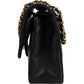 Chanel Quilted Lambskin 24K Gold Medium Double Flap Shoulder Bag