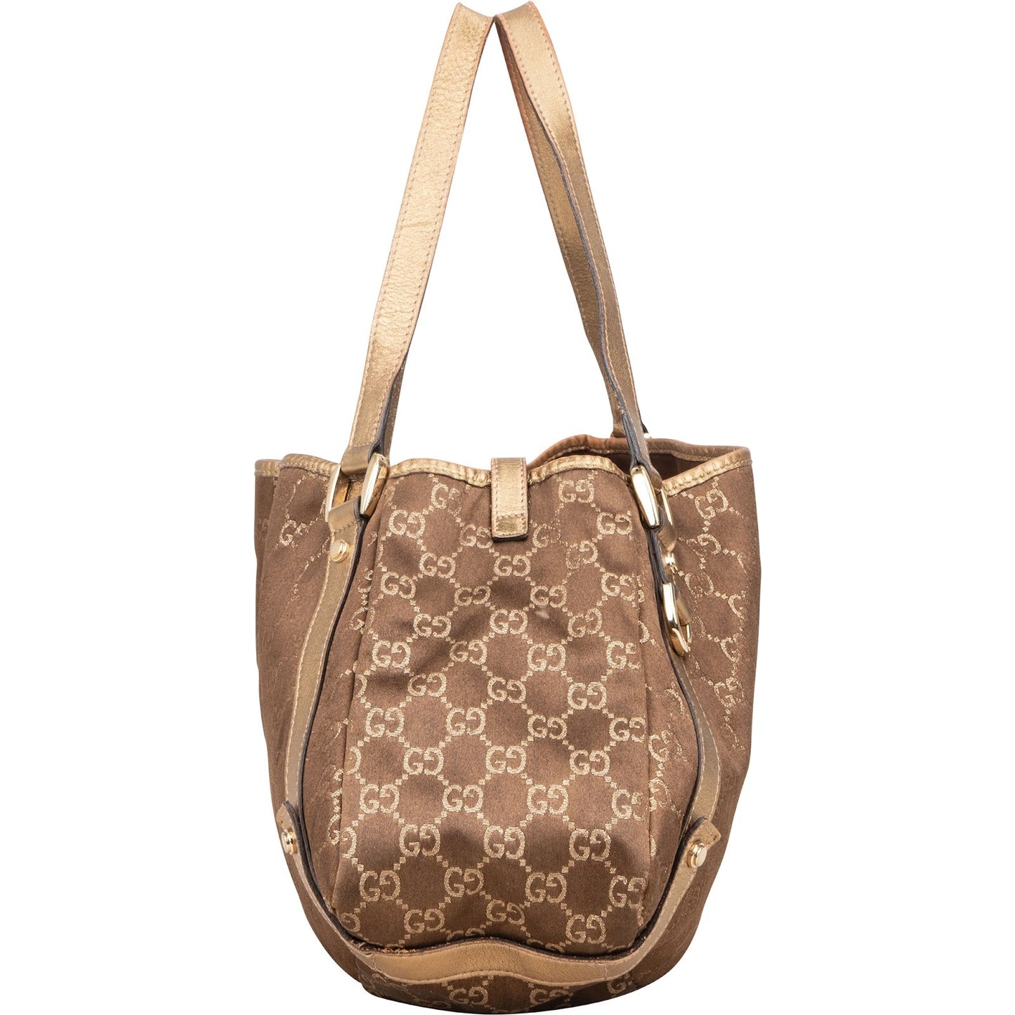 Gucci Monogram GG Metallic Abbey Hobo Shoulder Bag
