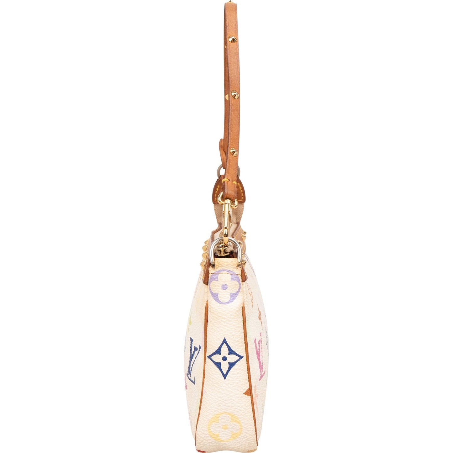 Louis Vuitton Monogram Canvas Murakami Multicolor Studded Pochette Accessoires Handbag