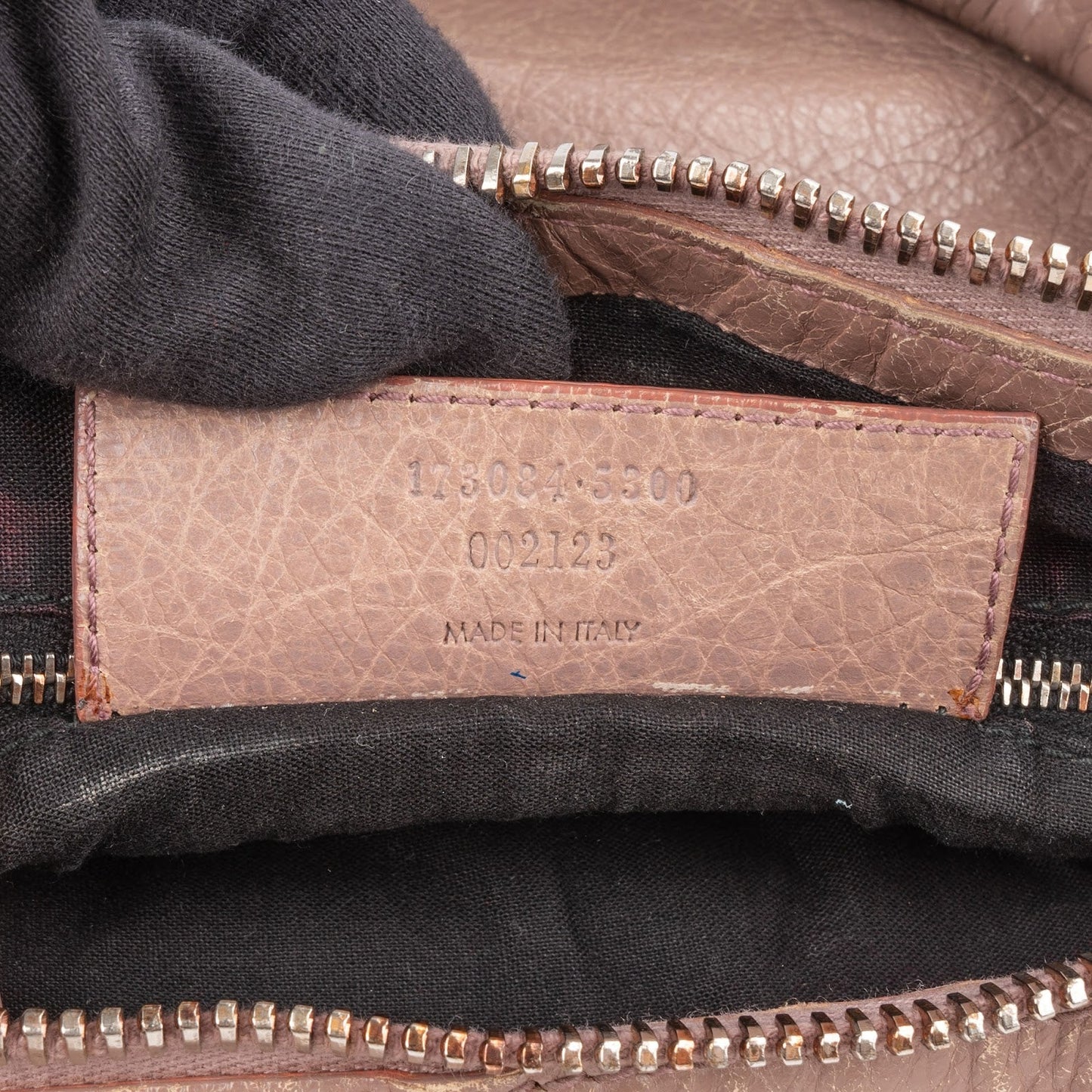Balenciaga Mauve Leather City Handbag