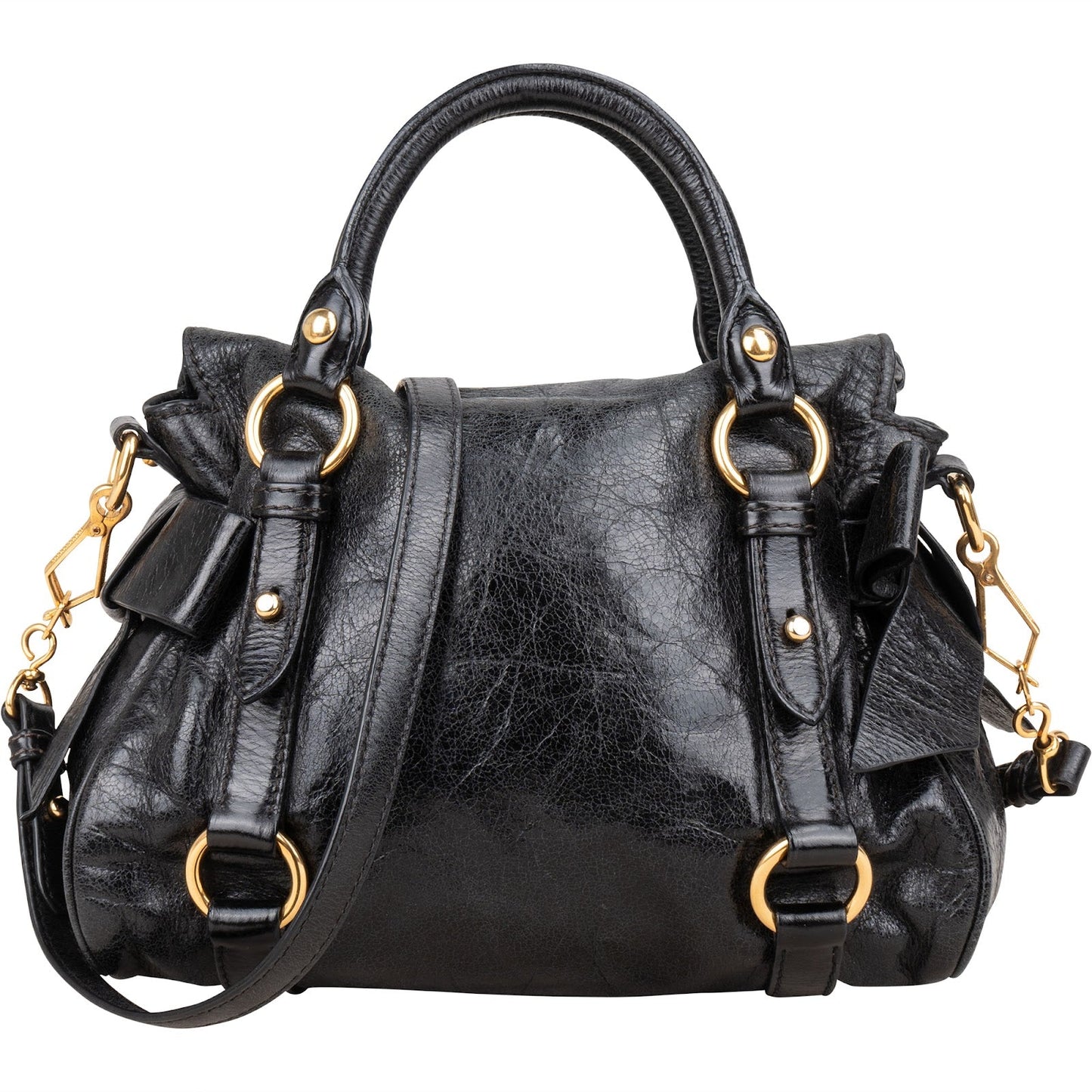 Miu Miu Vitello Lux City Handbag