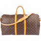 Louis Vuitton Monogram Canvas Keepall 55 Bandoulière Travel Bag