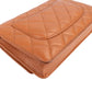 Chanel Quilted Caviar Leather Wallet On Chain Crossbody Bag