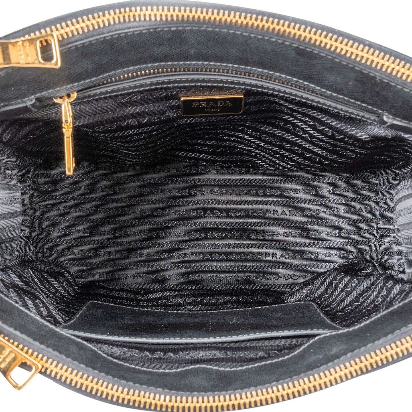 Prada Saffiano Leather Small Galleria Handbag