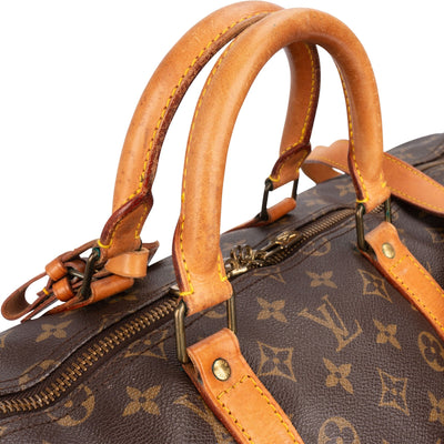 Louis Vuitton Monogram Canvas Keepall 55 Bandoulière Travel Bag