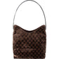Gucci Velvet GG Monogram Hobo Shoulder Bag