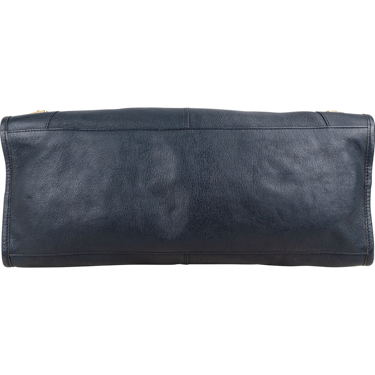 Balenciaga Navy Calfskin Leather Giant City Handbag