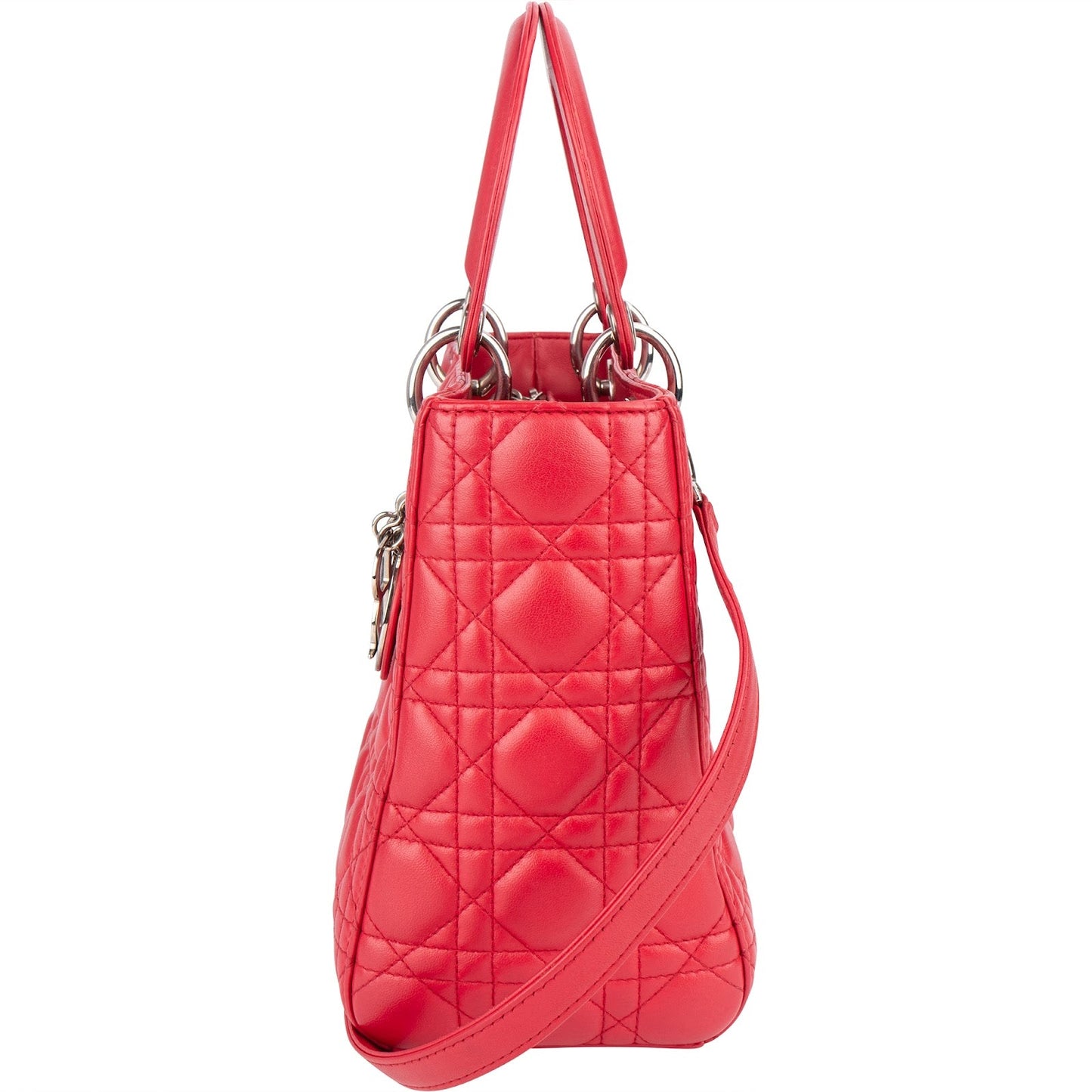 Christian Dior Quilted Leather Lady Dior Handbag