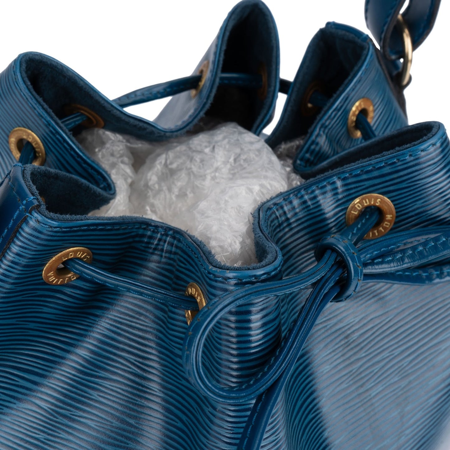 Louis Vuitton Blue Epi Leather Sac Noé Petit Shoulder Bag