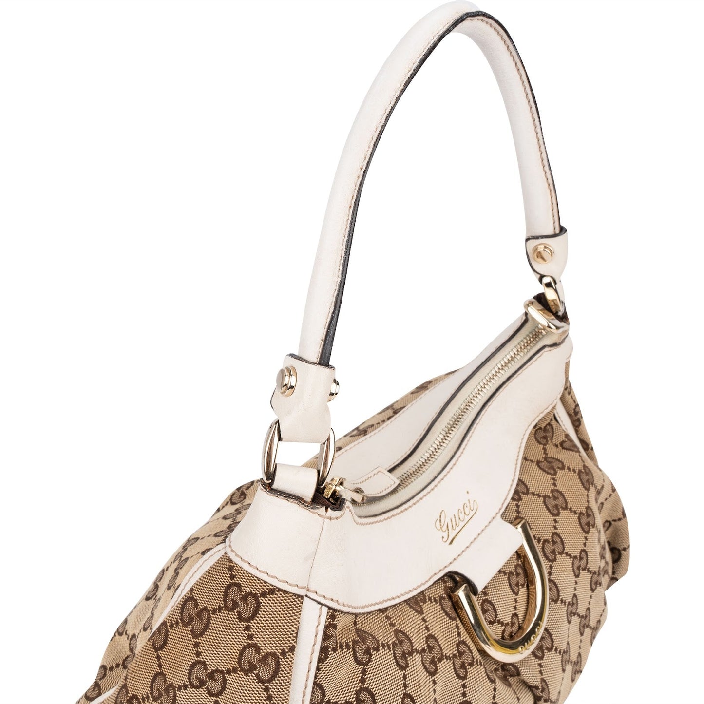 Gucci Monogram GG Abbey D-Ring Shoulder Bag