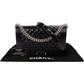 Chanel Quilted Patent Caviar Leather Large Boy Single Flap Crossbody Bag