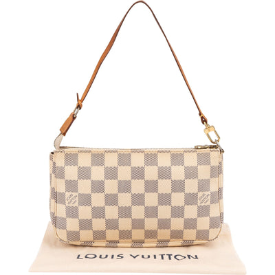 Louis Vuitton Monogram Damier Azur Canvas Pochette Accessoires Handbag
