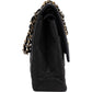 Chanel Quilted Lambskin Bicolor Double Flap Shoulder Bag