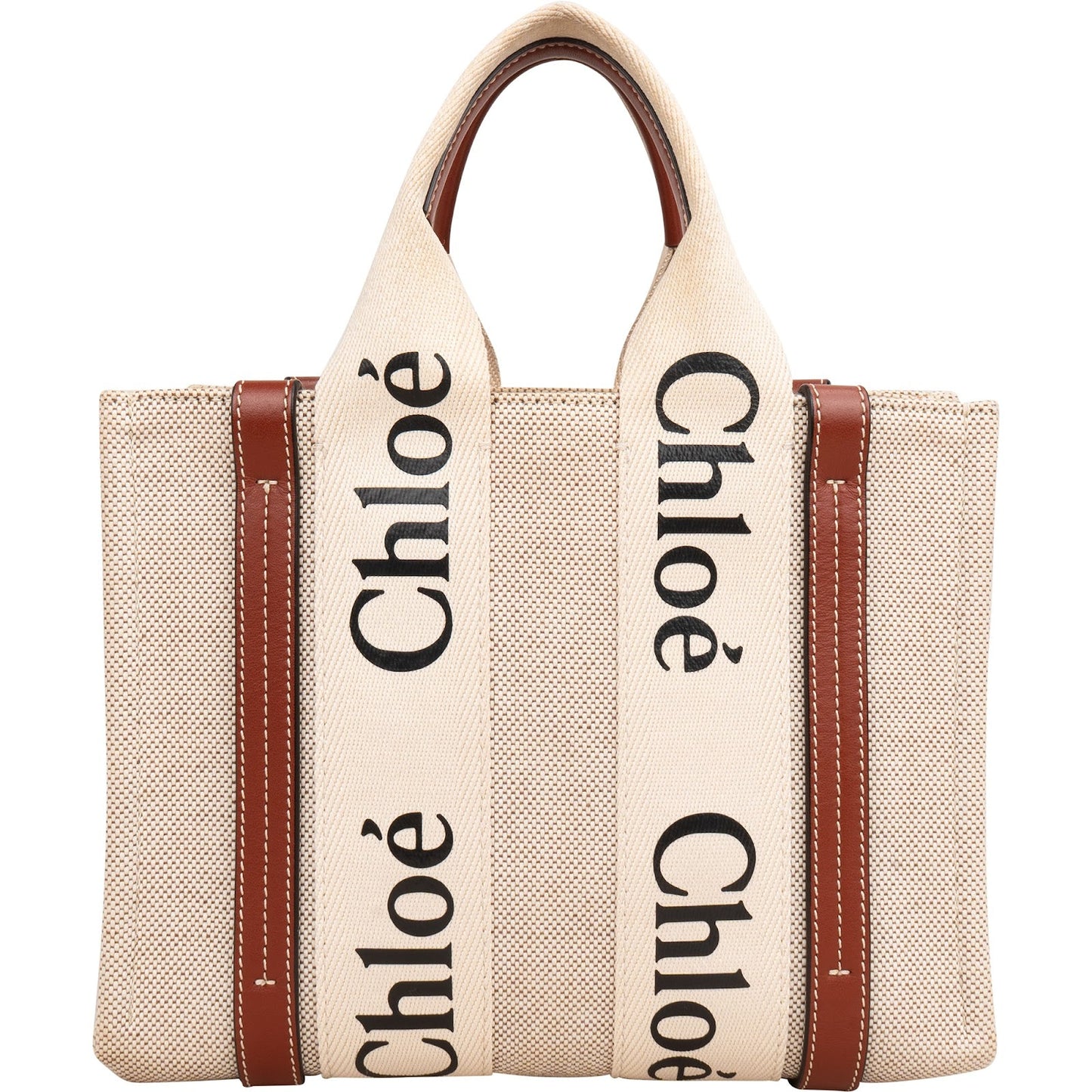 Chloé Canvas Small Woody Tote Handbag