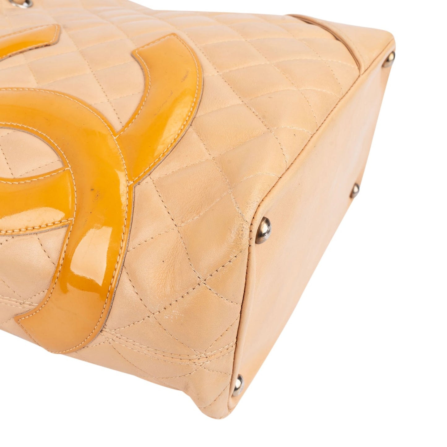 Chanel Quilted Calfskin Cambon Ligne Tote Handbag
