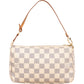 Louis Vuitton Monogram Damier Azur Canvas Pochette Accessoires Handbag