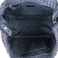 Prada Woven Raffia Polka-Dot Tote Shoulder Handbag
