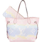 Louis Vuitton Monogram Giant Escale Rainbow Neverfull MM Shoulder Bag