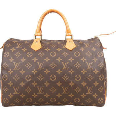 Louis Vuitton Monogram Canvas Speedy 35 Handbag