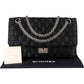 Chanel Rare Sample Satin Chocolate Bar 2.55 Reissue Double Flap Crossbody Bag