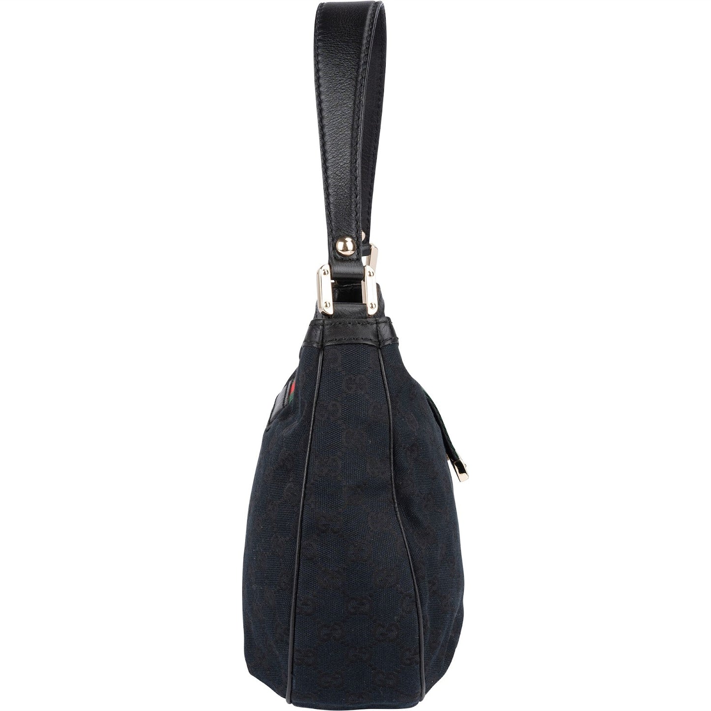 Gucci Monogram GG New Ladies Web Hobo Shoulder Bag