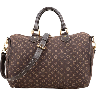 Louis Vuitton Mini Lin Monogram Speedy 30 Bandoulière Handbag